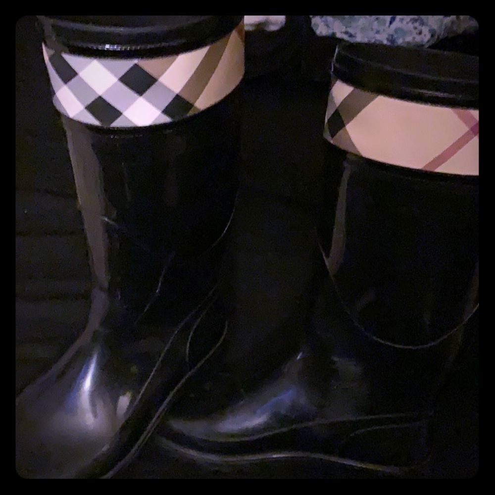 Burberry Nova Check Rainboots